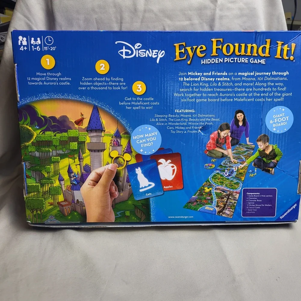 Disney Eye‎ Found It Hidden Picture Board Game Complete Excellent Condition
